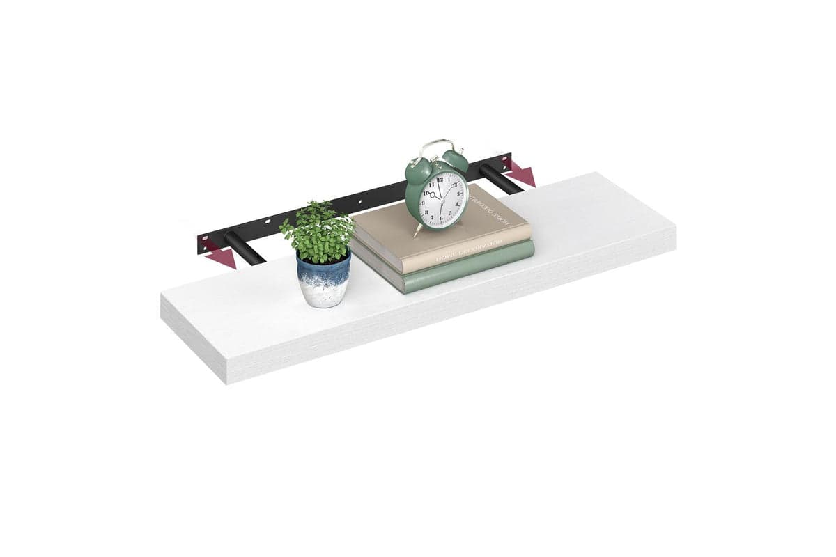 Vasagle Wall Shelf | Floating Shelf | Mdf & Steel | 80cm