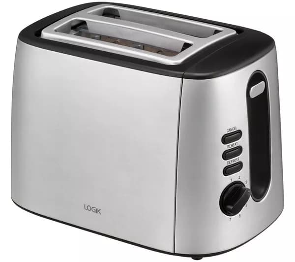 LOGIK L02TS26 2 Slice Toaster - Stainless Steel