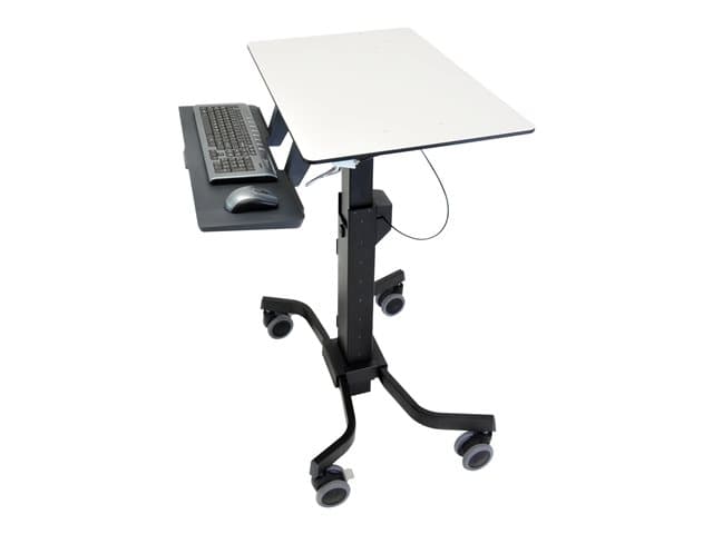 ERGOTRON - TeachWell Mobile Digital Workspace cart - Constant Force Technology - for notebook / keyboard / mouse - graphite grey