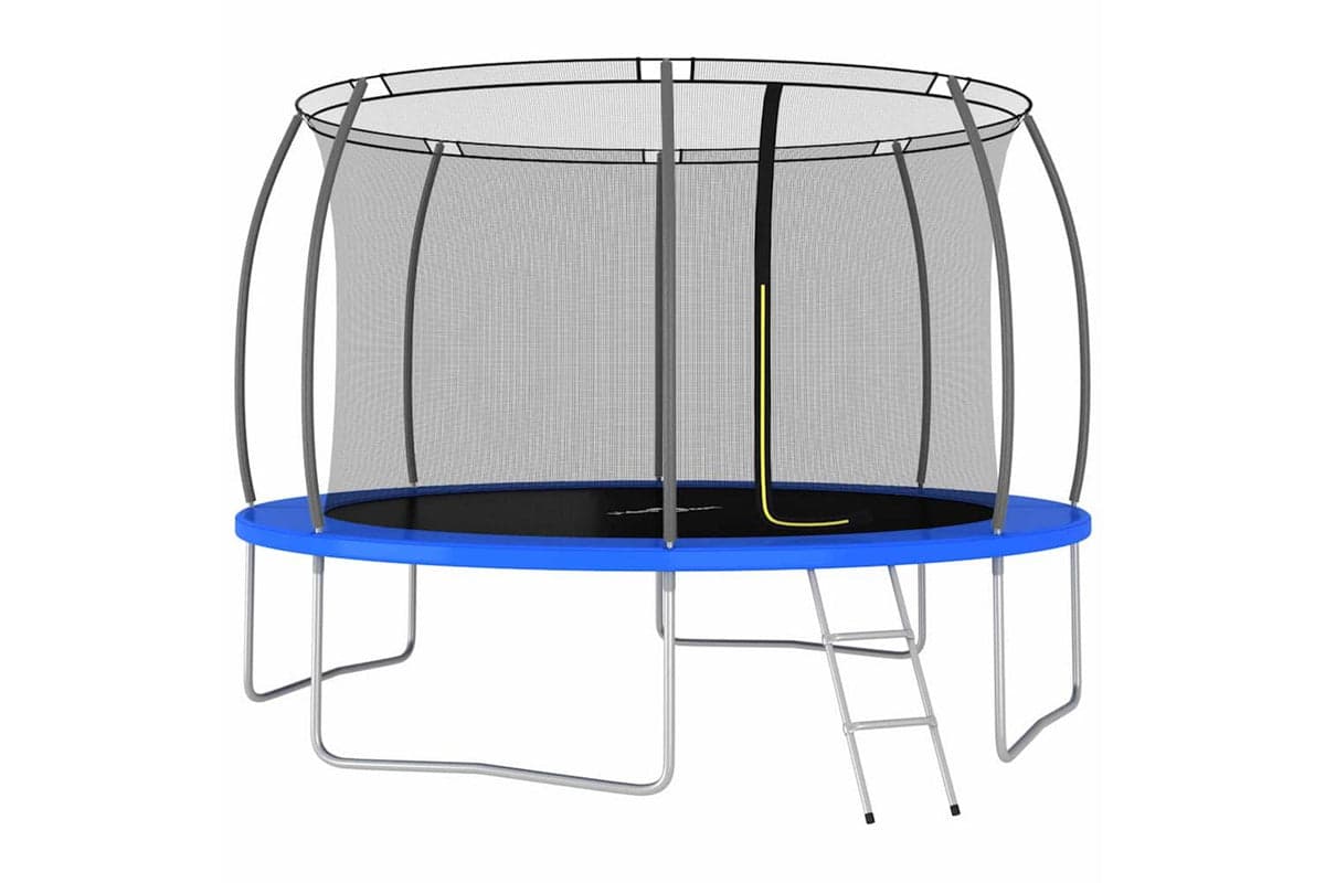 Vidaxl Trampoline Set Round 366x80 Cm 150 Kg