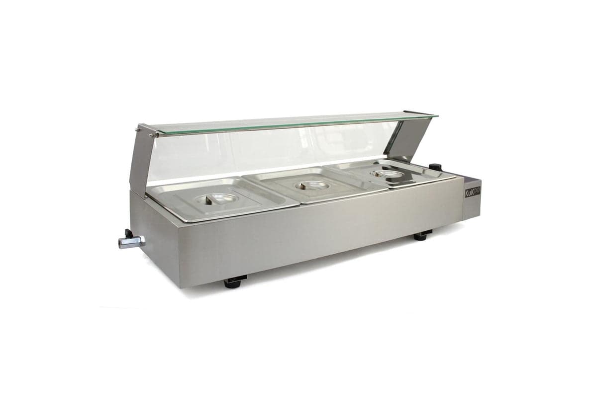 Monstershop 10615 - Kukoo 3 Pan Wet Well Bain Marie