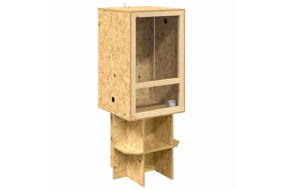 Vidaxl Terrarium Brown 50 X 50 X 130 Cm Osb