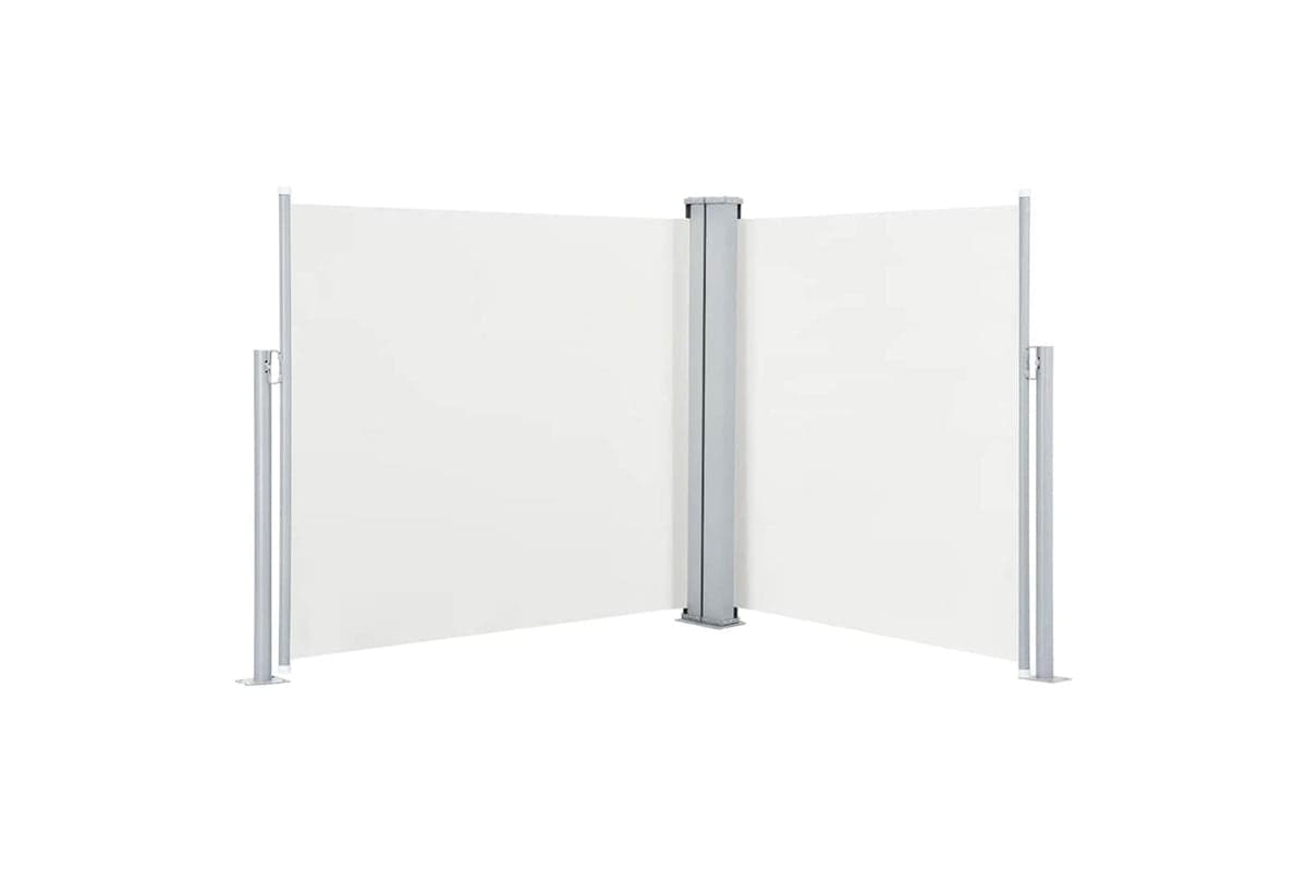 vidaXL 48449 Retractable Side Awning Cream 120x600cm