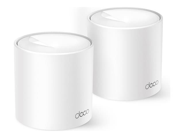 TP-LINK - Deco X10 V1 - Wi-Fi system - (2 routers) - up to 3,900 sq.ft - mesh 1GbE Dual Band