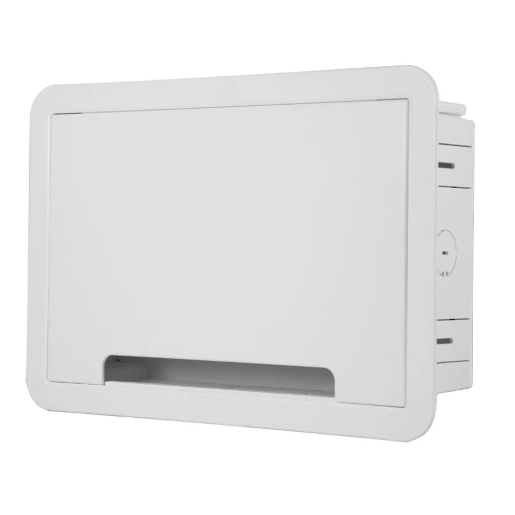 SANUS 9" TV Media In-Wall Box White | SA-IWB9-W1