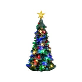 Snowy Christmas Tree Figurine