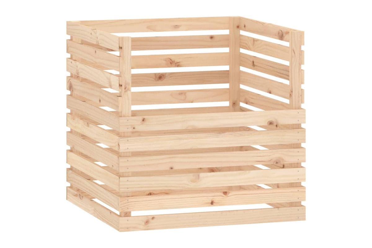 vidaXL 822187 Composter 80x80x78cm Solid Wood Pine