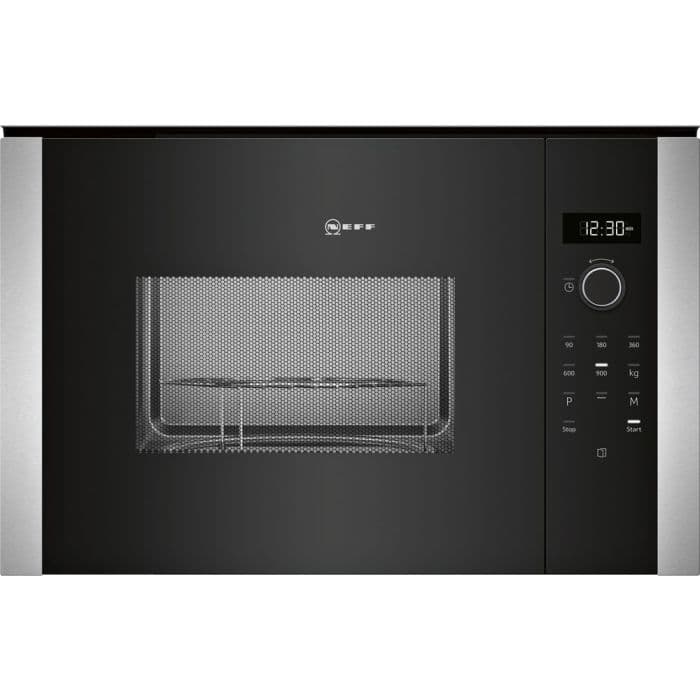 Neff HLAGD53N0B, Microwave Oven, Black/Steel
