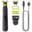 Philips OneBlade Pro 360 QP6542/15 Face and Body Trimmer with 14 Length Settings | Black, Lime