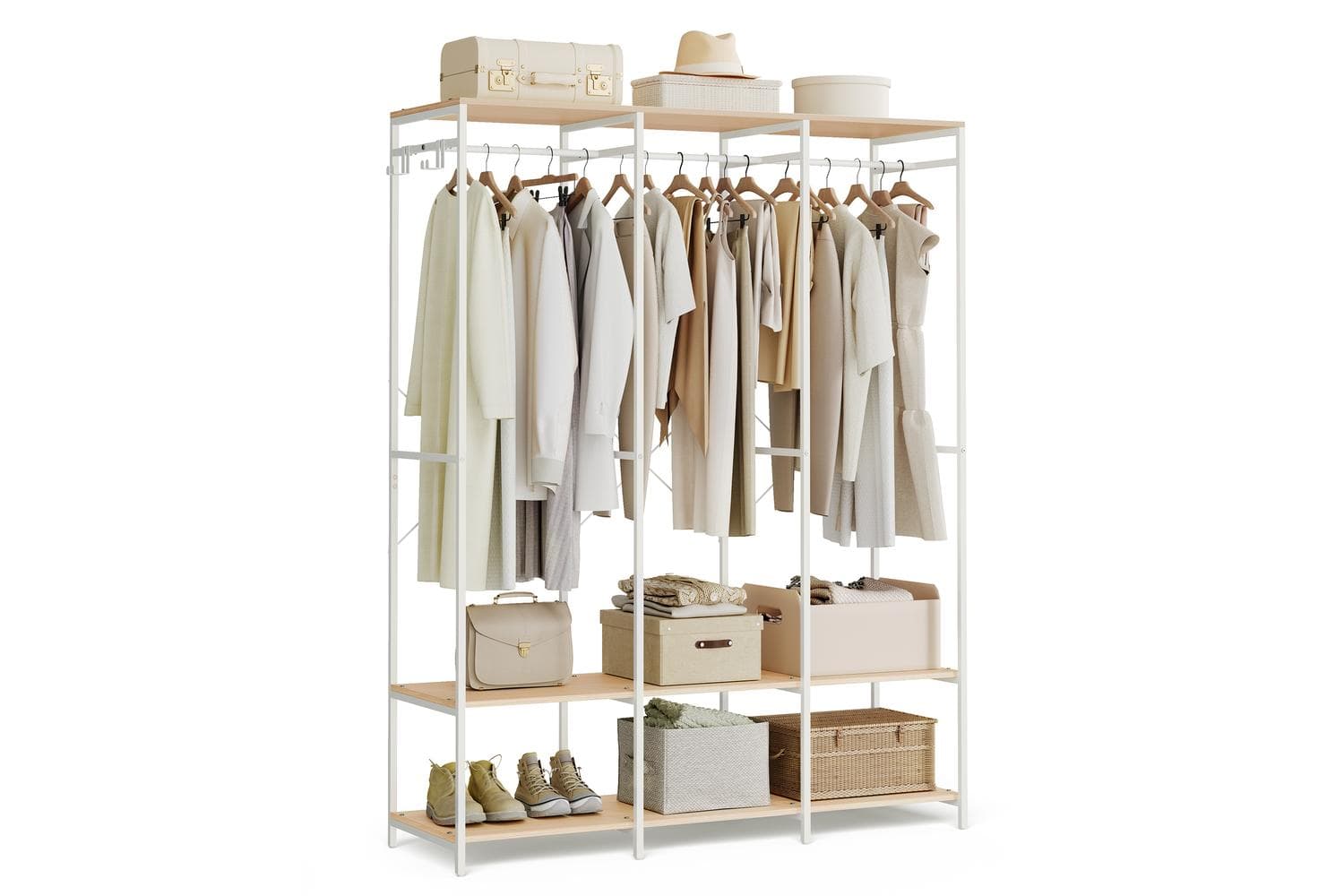 Songmics Open Wardrobe | Clothes Rack | Metal & Particle Board | 40 X 141 X 180 Cm