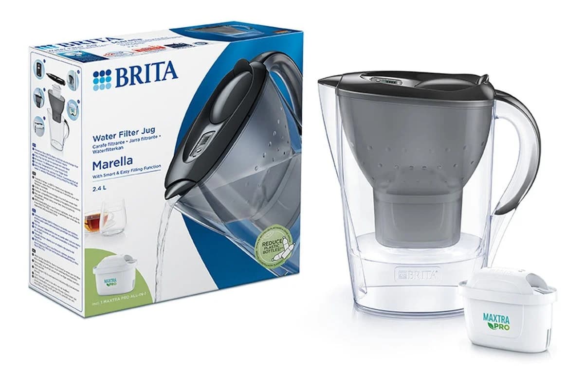 Brita Marella Maxtra Pro Water Filter Jug | Graphite | 2.4 Litre