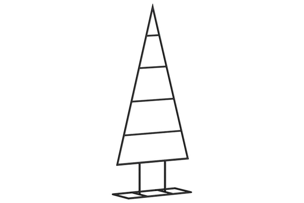 Vidaxl Metal Christmas Tree For Decoration Black 60 Cm