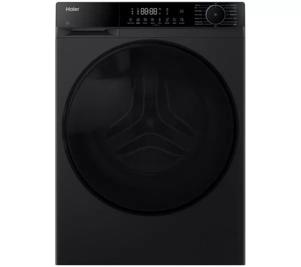 HAIER X Series 5 HWD10BP14357ABUK WiFi-enabled 10 kg Washer Dryer - Black Steel