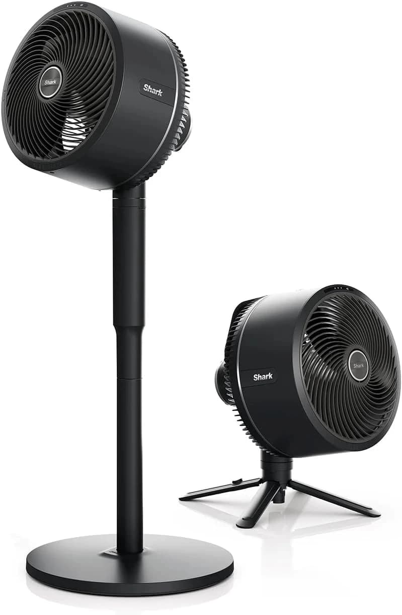 Shark FA220UK FlexBreeze High-Velocity Hybrid Cordless & Corded Fan – Black