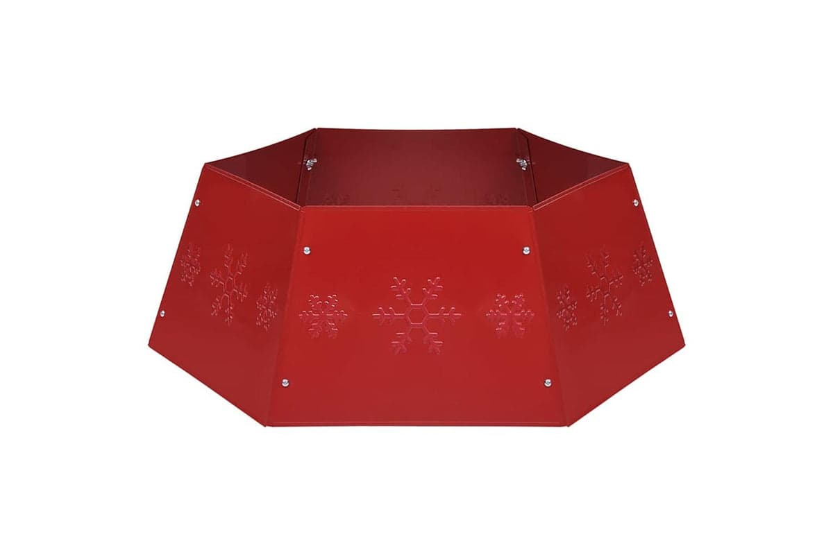 Vidaxl Christmas Tree Skirt Red 68x25 Cm