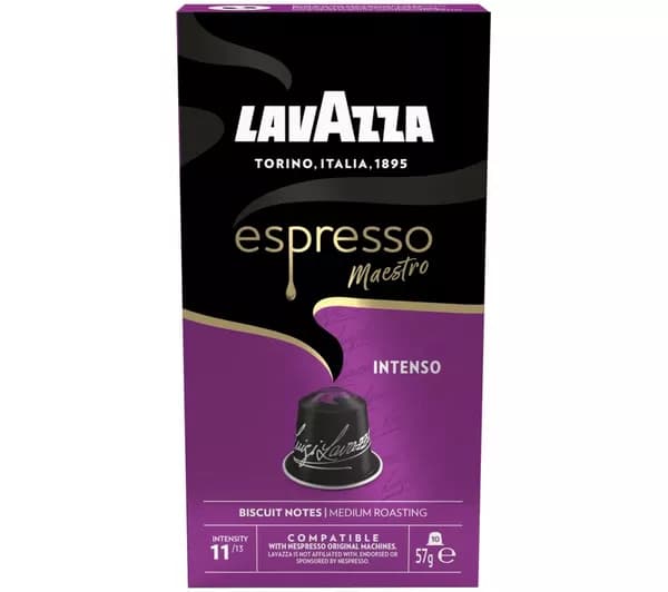 LAVAZZA Espresso Maestro Intenso Coffee Pods - 10 Servings