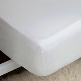 Egyptian Cotton 200 Fitted Sheet White 18" Box