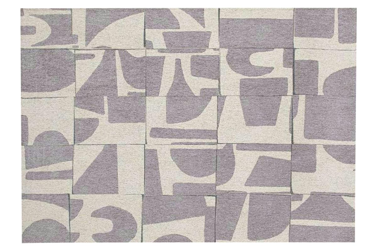 Louis De Poortere | Papercut Indoor Eco Rug | Beige/Grey | 170 x 240 cm