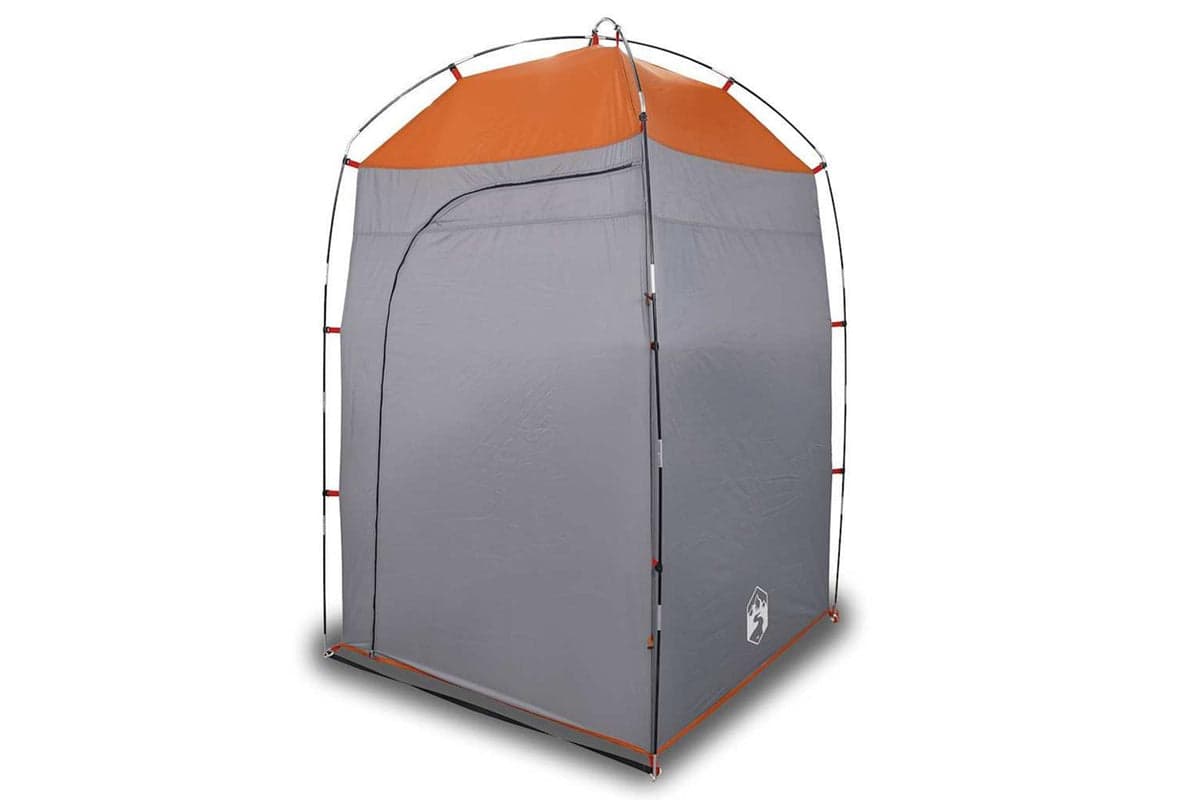 Vidaxl Shower Tent Grey Waterproof