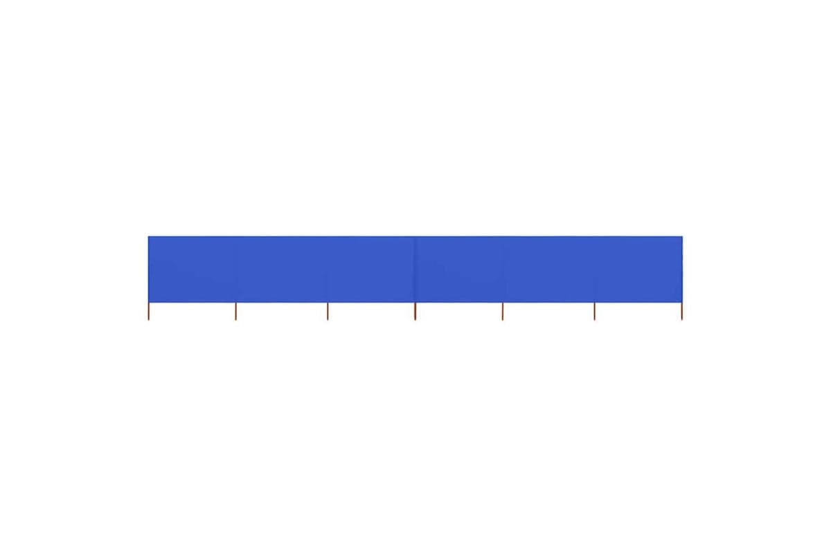 vidaXL 47179 6-panel Wind Screen Fabric 800x120cm Azure Blue