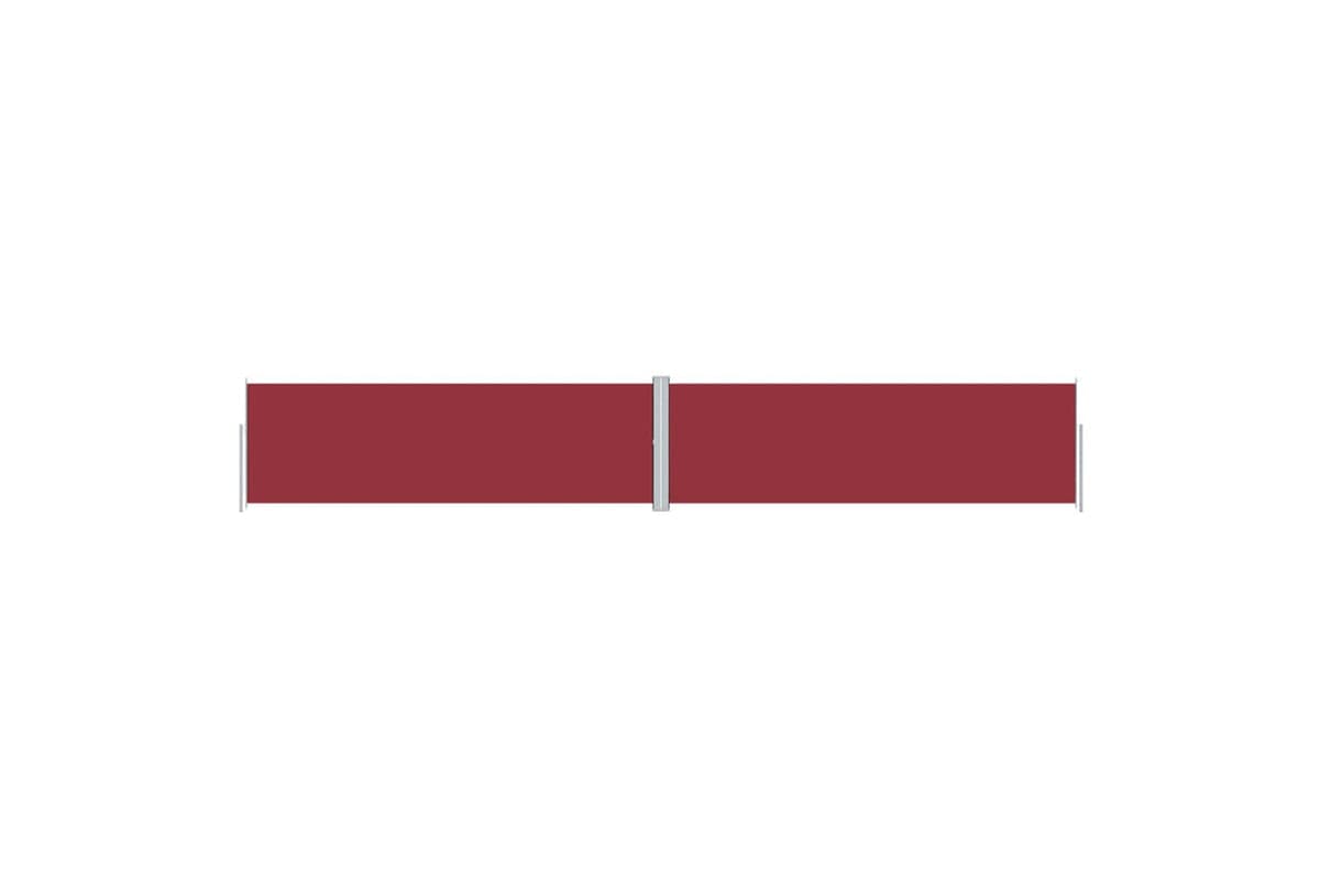 vidaXL 318035 Retractable Side Awning Red 160x1000cm