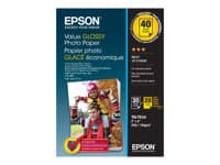 EPSON - Value Photo Paper Glossy - photo paper - glossy - 20 sheet(s) - 100 x 150 mm (pack of 2)