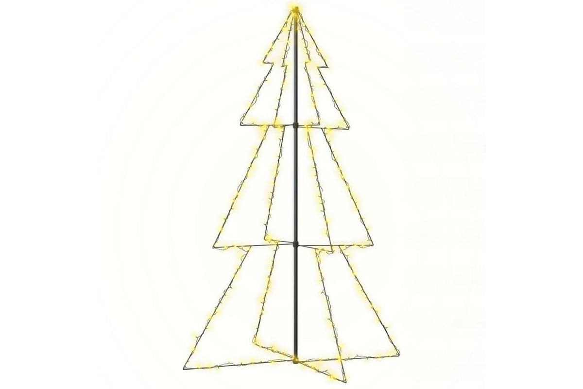 Vidaxl Christmas Cone Tree 240 Leds Indoor And Outdoor 118x180 Cm