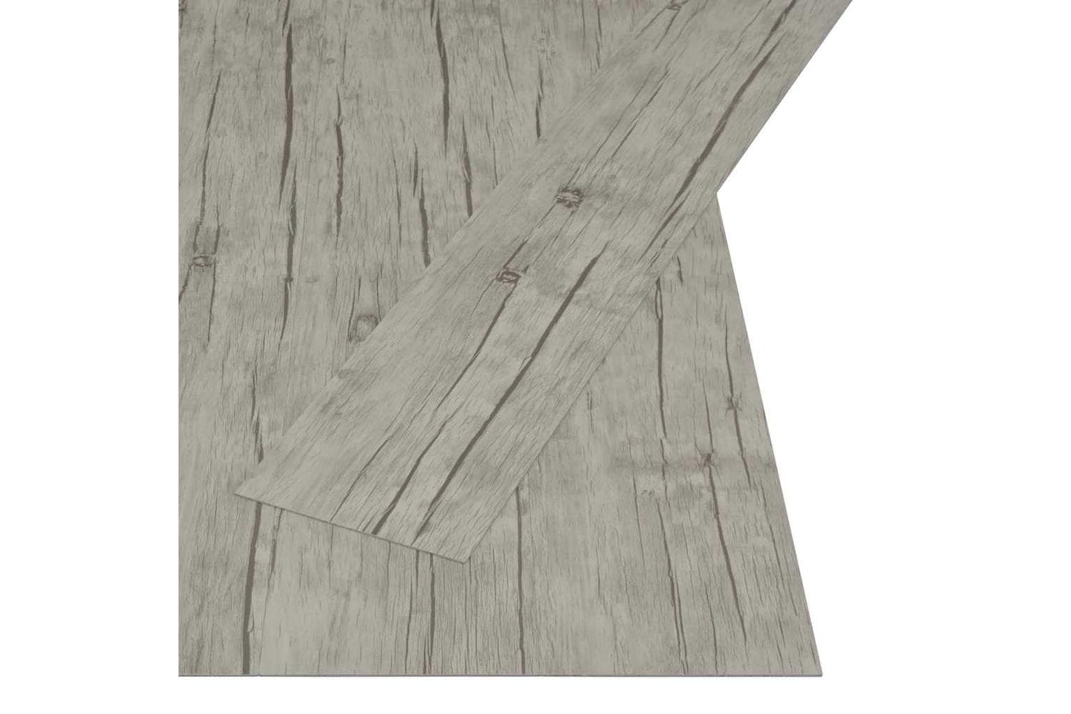 Vidaxl Self-adhesive Flooring Planks 4.46 Sq M 3 Mm Pvc Oak Washed