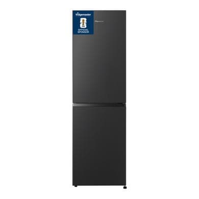 Fridgemaster 252 Litre 50/50 Freestanding Fridge Freezer - Black