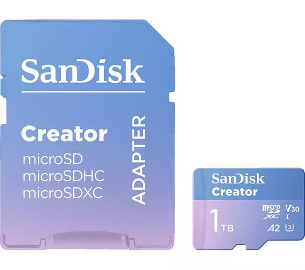 SANDISK Creator Class 10 microSDXC Memory Card - 1 TB