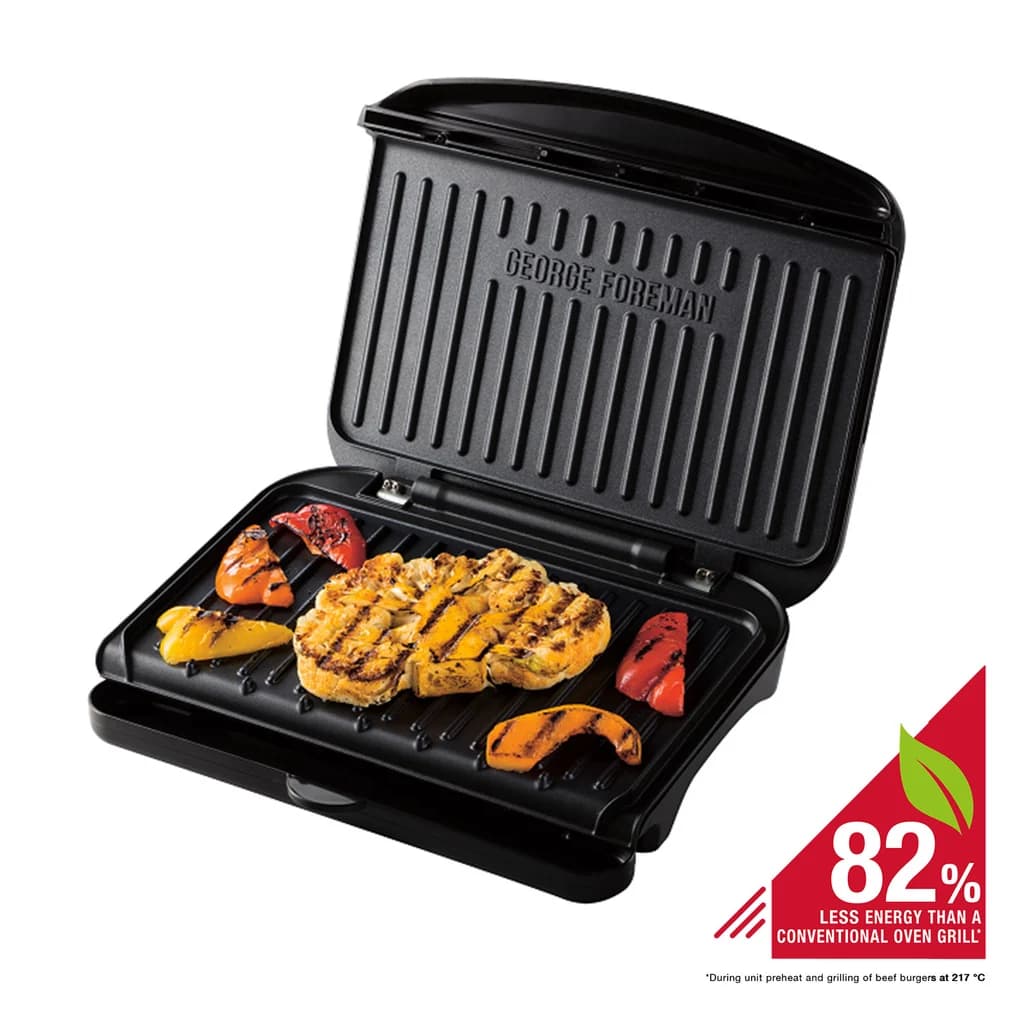 George Foreman Medium Fit Health Grill - Black | 25810