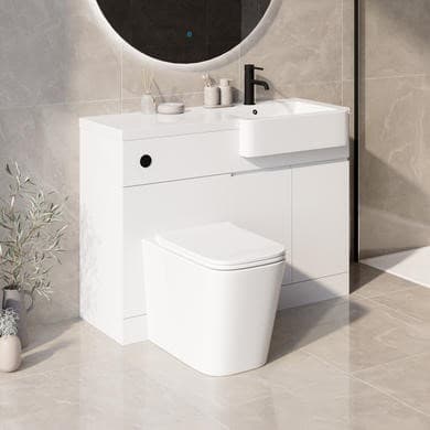 Bali 1100mm Toilet and Sink Unit Right Hand