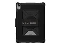 UAG - Metropolis Series Rugged Case for iPad 10.9 (10th Gen, 2022) - Metropolis w Handstrap Black - Back cover for tablet - black - 10.9" - for Apple 10.9-inch iPad (10th generation), iPad A16 Wi-Fi, A16 Wi-Fi + Cellular