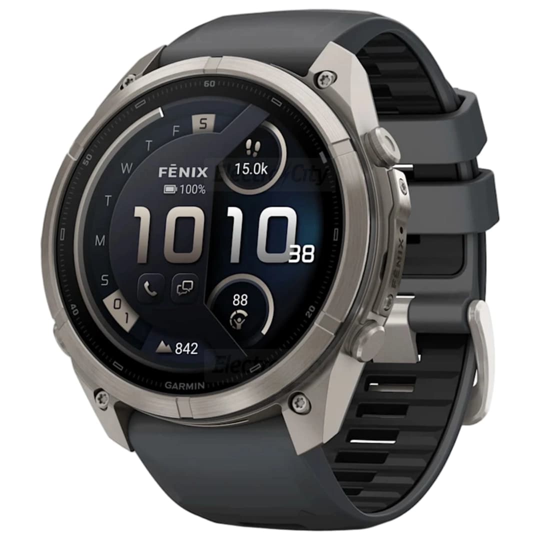 Garmin Fenix 9 Pro 51mm GPS Smartwatch with InReach Connectivity | Titanium with Graphite Band