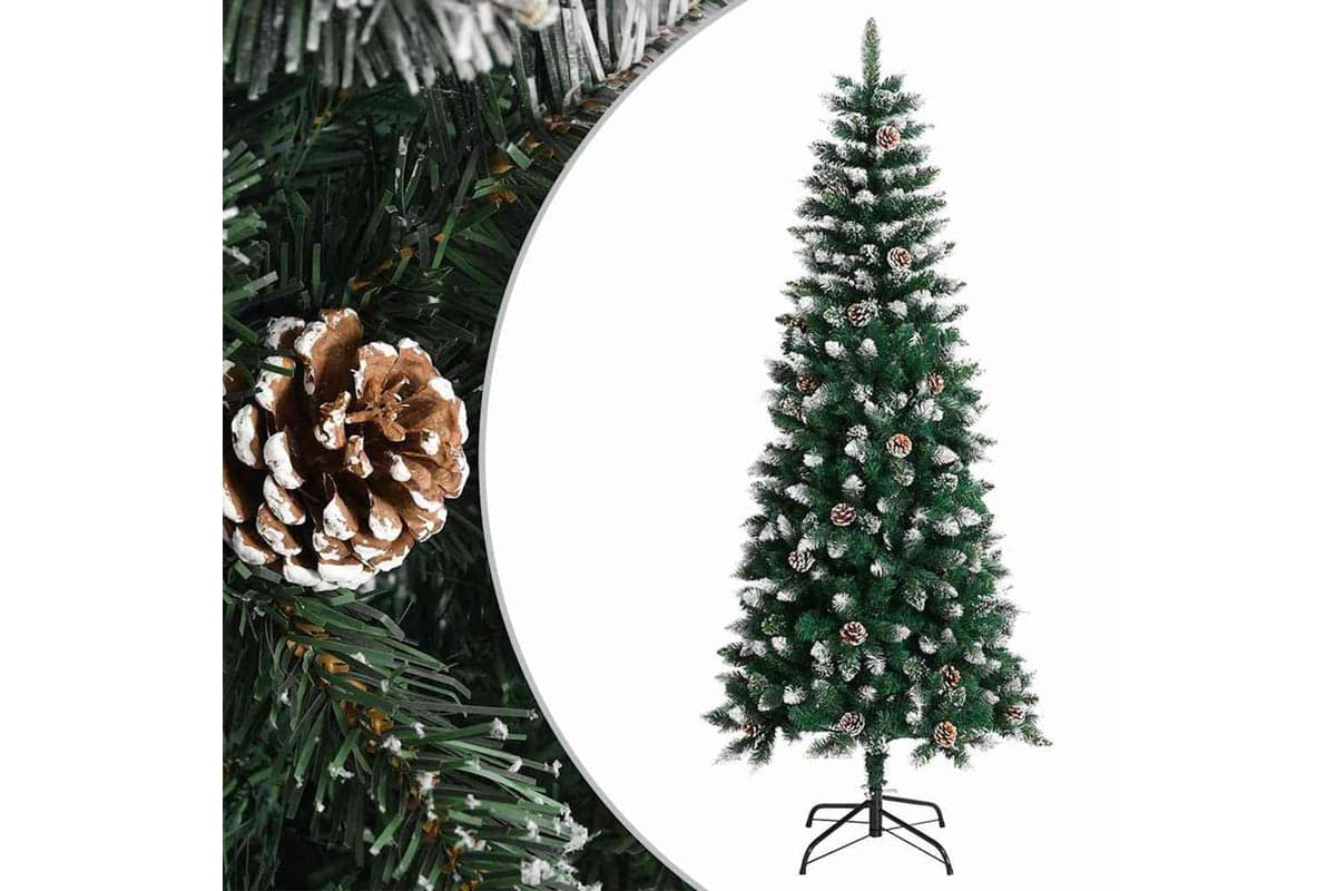 Vidaxl Artificial Christmas Tree With Stand Green 180 Cm Pvc