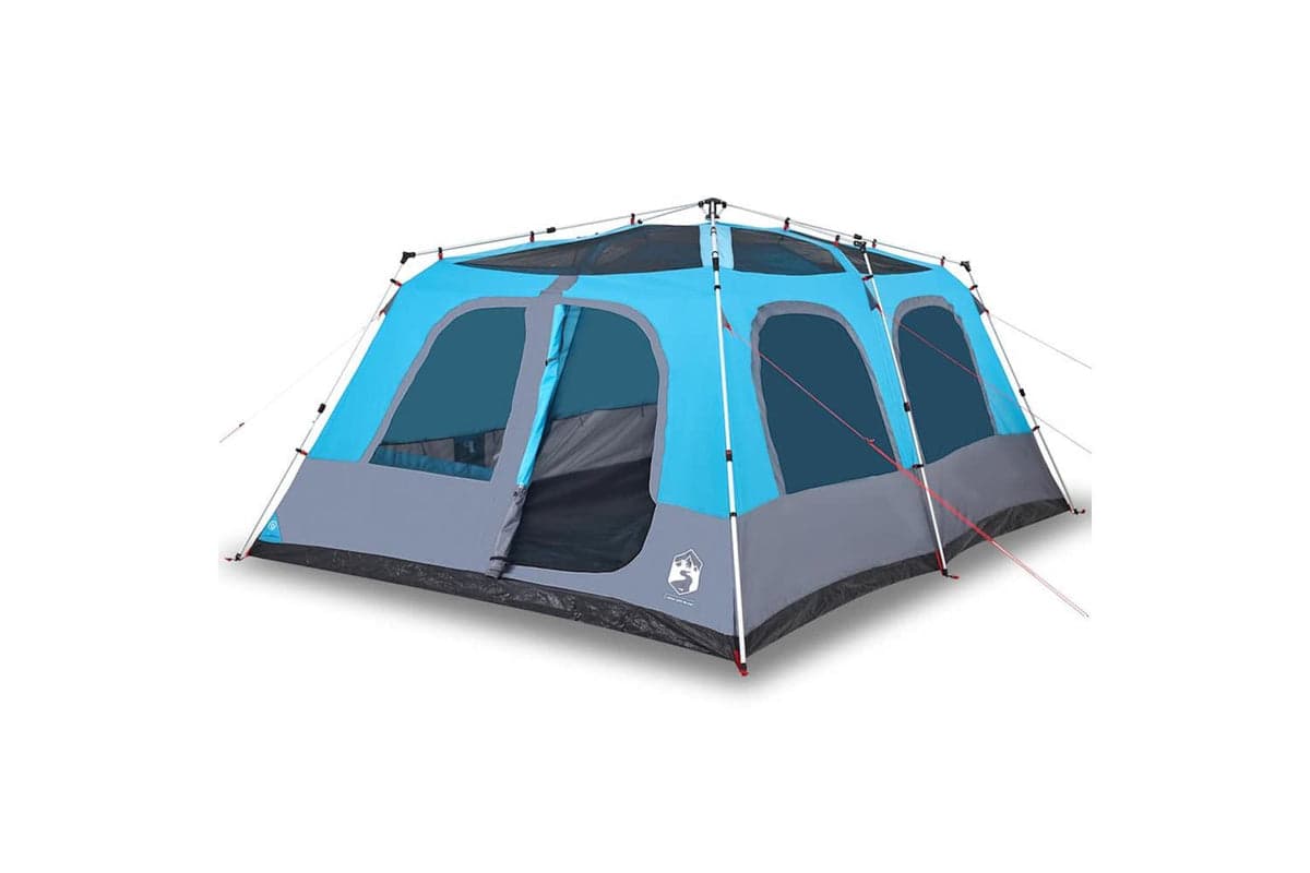 Vidaxl Family Tent Dome 10-person Blue Quick Release