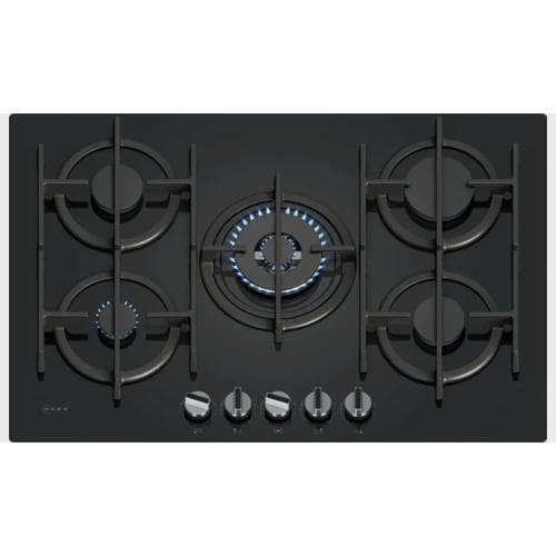 NEFF N 70 GAS HOB 75 CM TEMPERED GLASS - BLACK