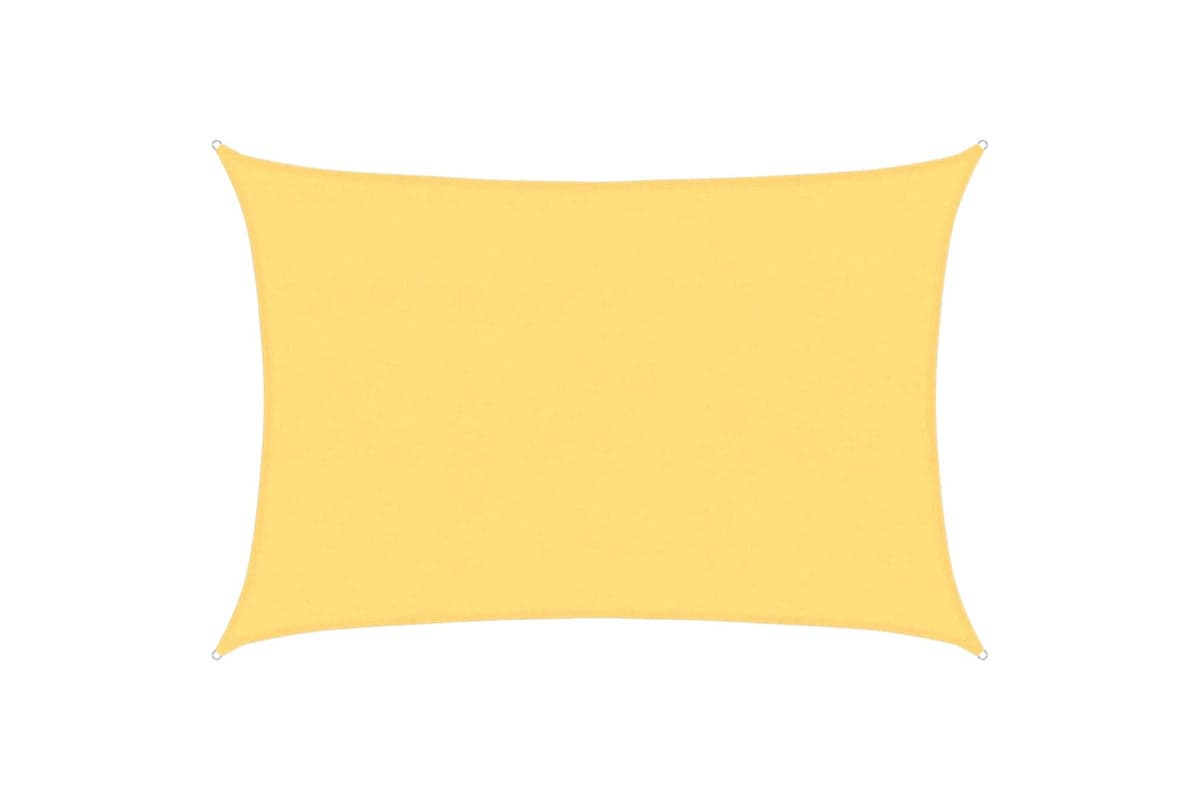 Vidaxl 311137 Sunshade Sail Beige 5x7 M Hdpe