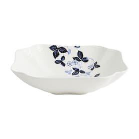 Wild Strawberry Inky Blue Shallow Bowl 23cm