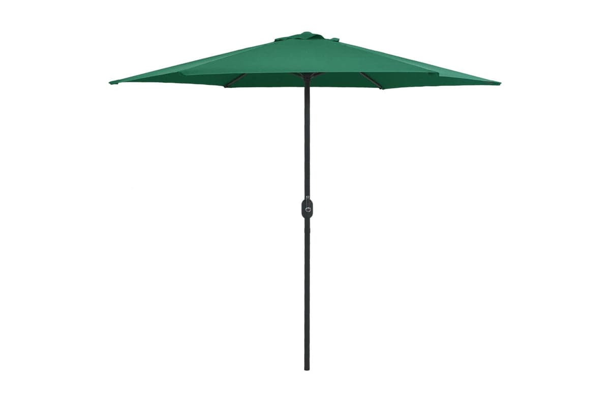 vidaXL 47344 Outdoor Parasol With Aluminium Pole 270x246cm Green