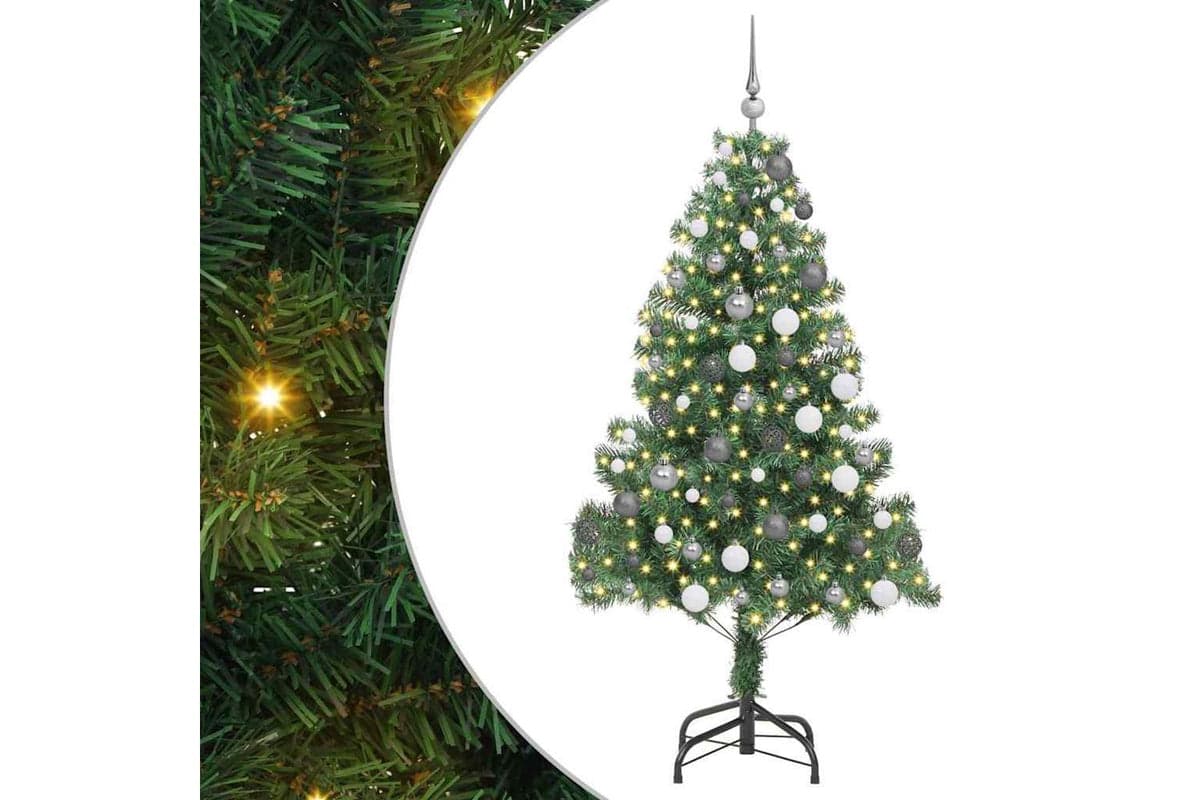 Vidaxl Christmas Tree With 300 Leds With Stand Green 180 Cm Pvc