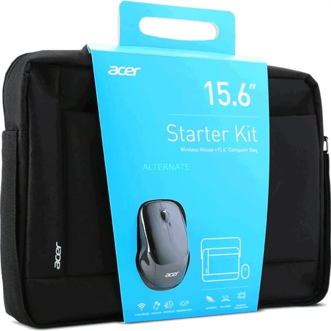 Acer 15.6" Laptop Case & Starter Kit