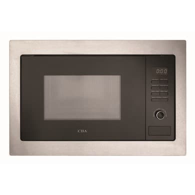 CDA Built-In 900W Microwave with Grill - Stainless Steel