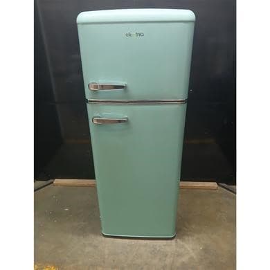Refurbished Top Mount Retro Fridge Freezer in Blue