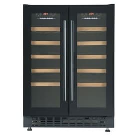 Dual Zone Wine Cooler 40 Bottles Black