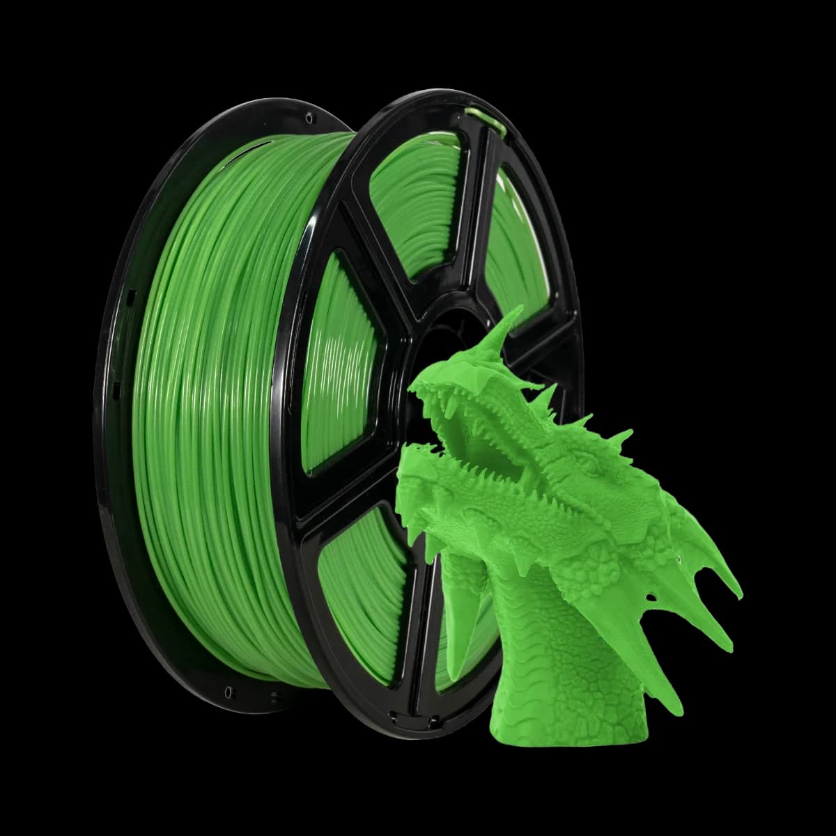 Flashforge PLA Basic 3D Printing Filament 1.75mm 1kg - Green | 90004241002