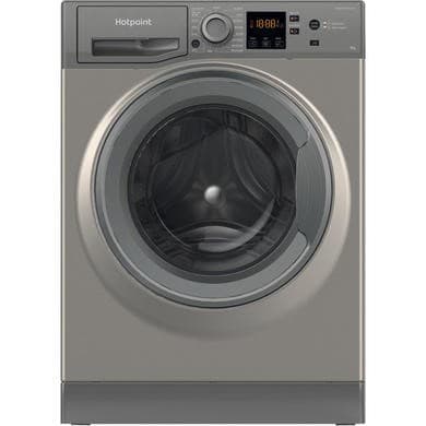Refurbished Hotpoint NSWM946GGUK AntiStain 9kg 1400rpm Washing Machine - Graphite