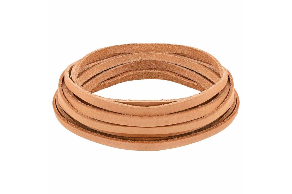 Vidaxl Leather Strap 1 Light Brown 500 X 06 Cm Leather