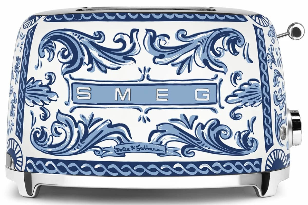 Smeg 50's Retro Style Dolce & Gabbana 2 Slice Toaster | TSF01DGBUK