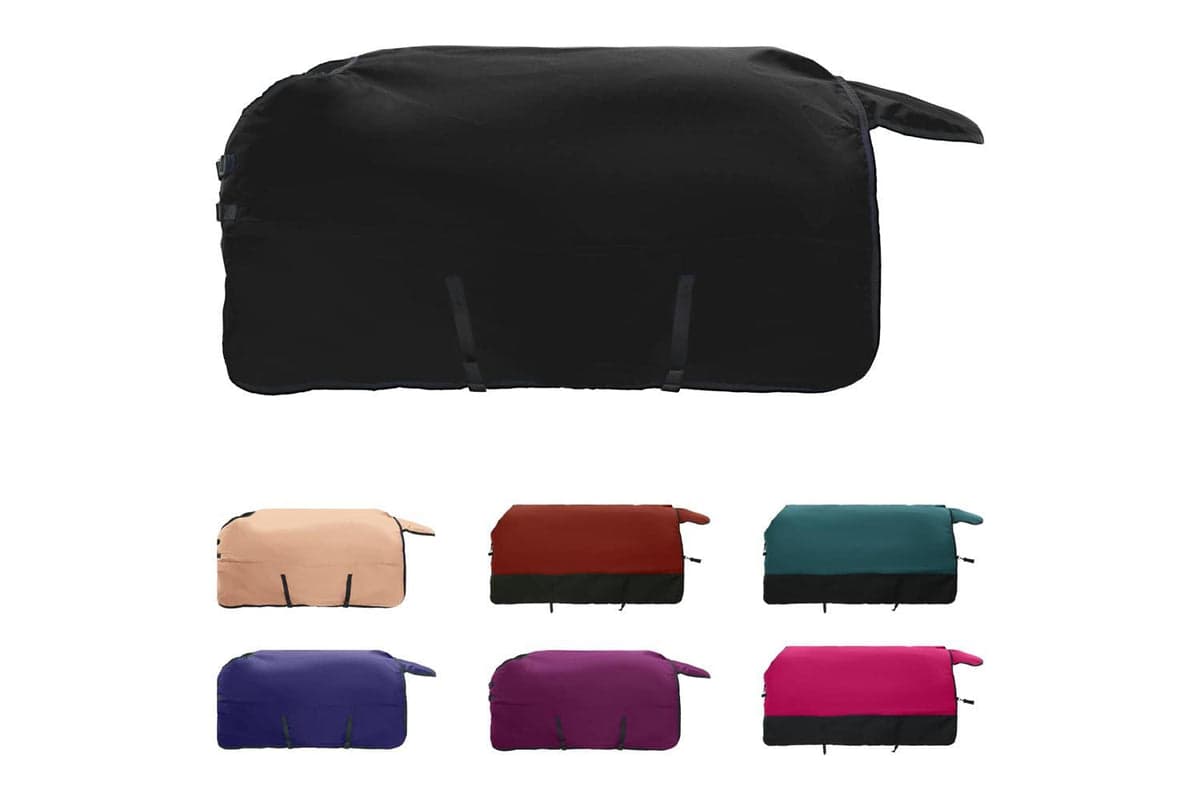 Vidaxl Horse Blanket Full Black 135 Cm Polyester